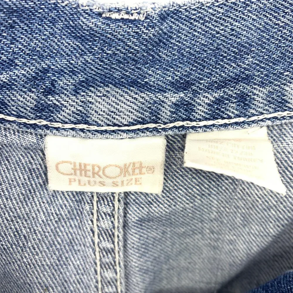 Vintage Cherokee Jean Shorts Womens Apx Sz 38